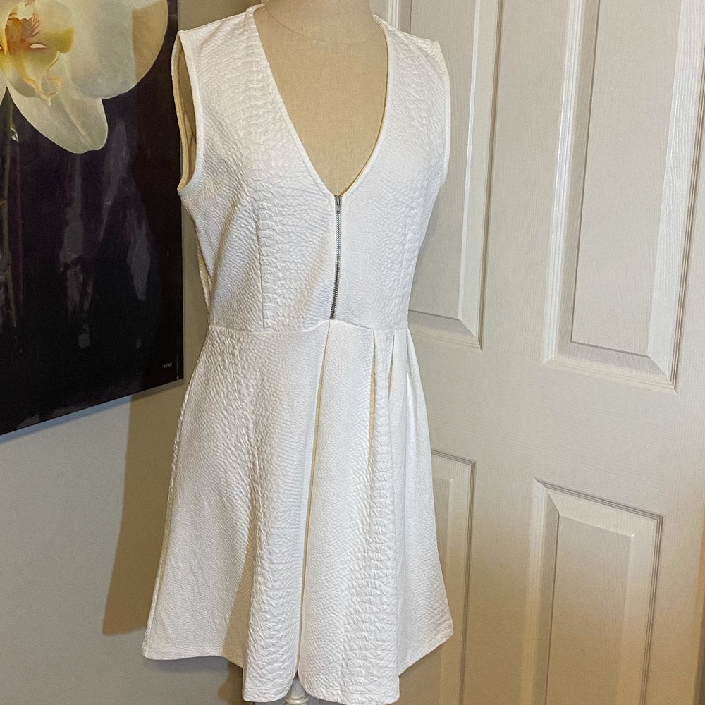 French Connection "Rocky Mountain" dress in Summer White